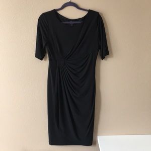 Shortsleeved black dress